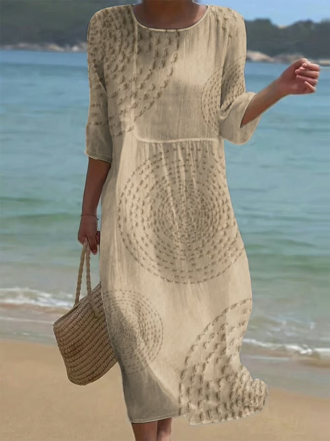 Linen Elegance – Summer Dress