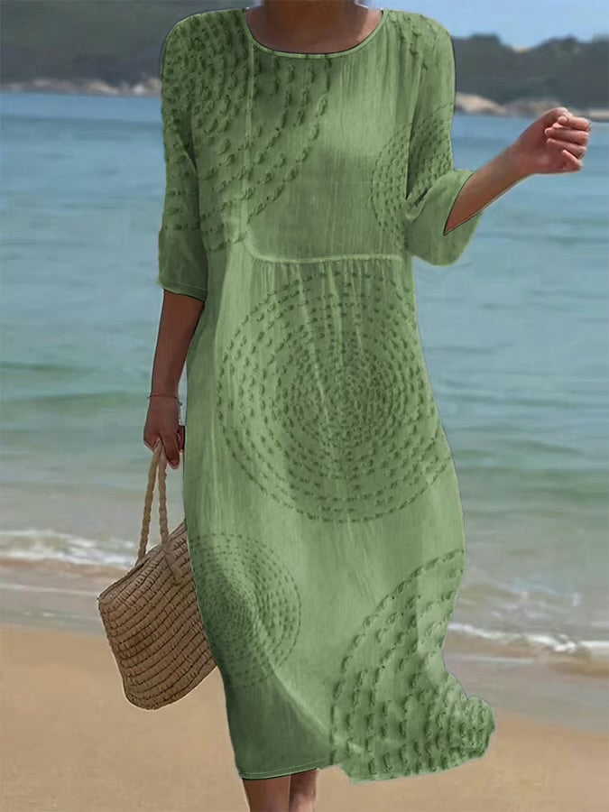 Linen Elegance – Summer Dress