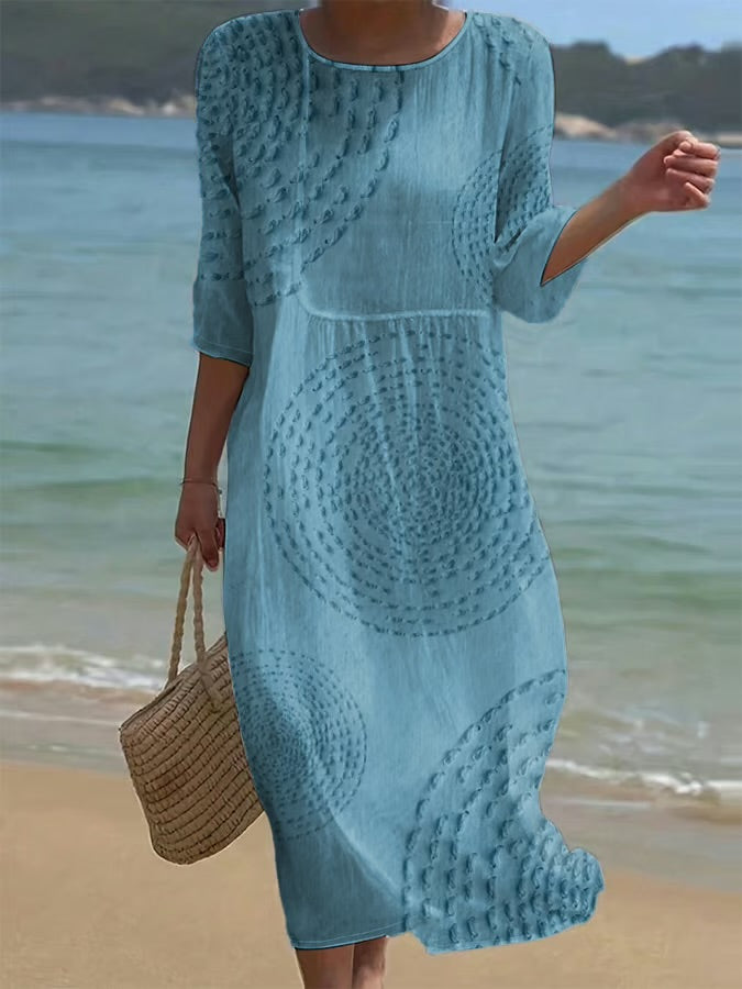 Linen Elegance – Summer Dress