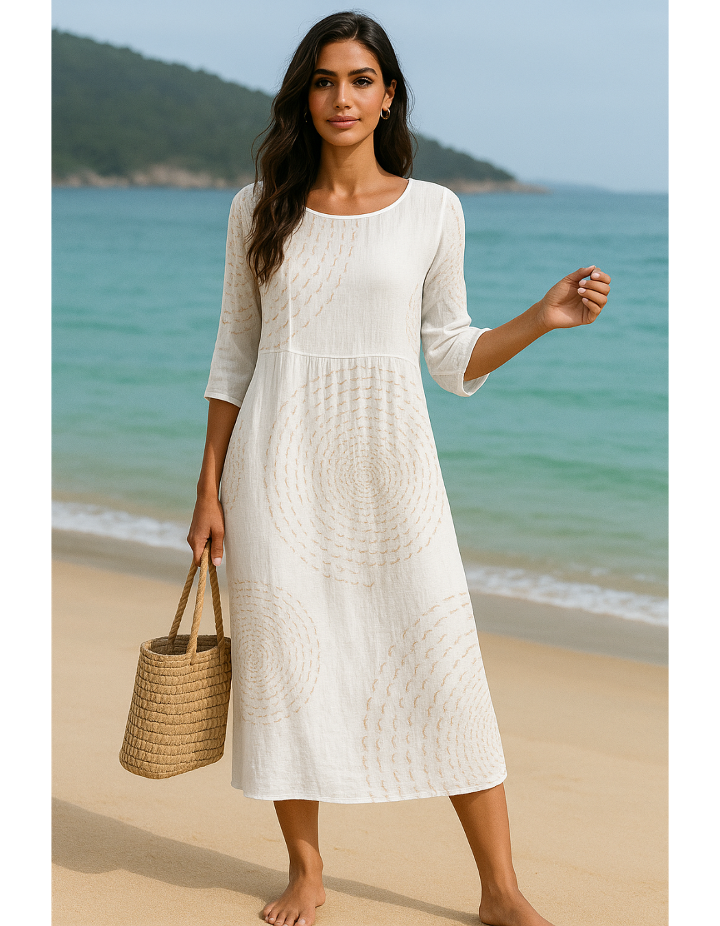 Linen Elegance – Summer Dress